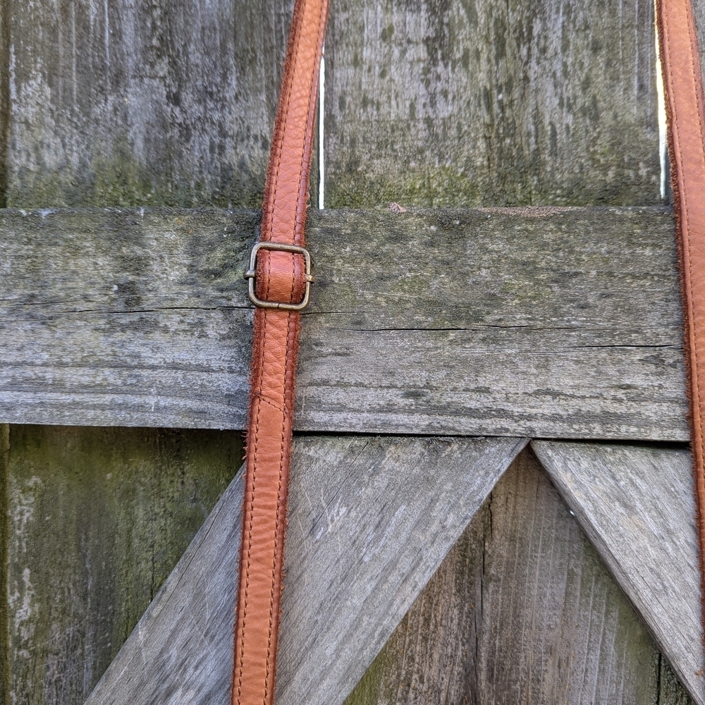 Harbour 2nd Luna Crossbody or Belt Bag in‎ Cognac Genuine Distressed Soft… - Picture 6 of 12